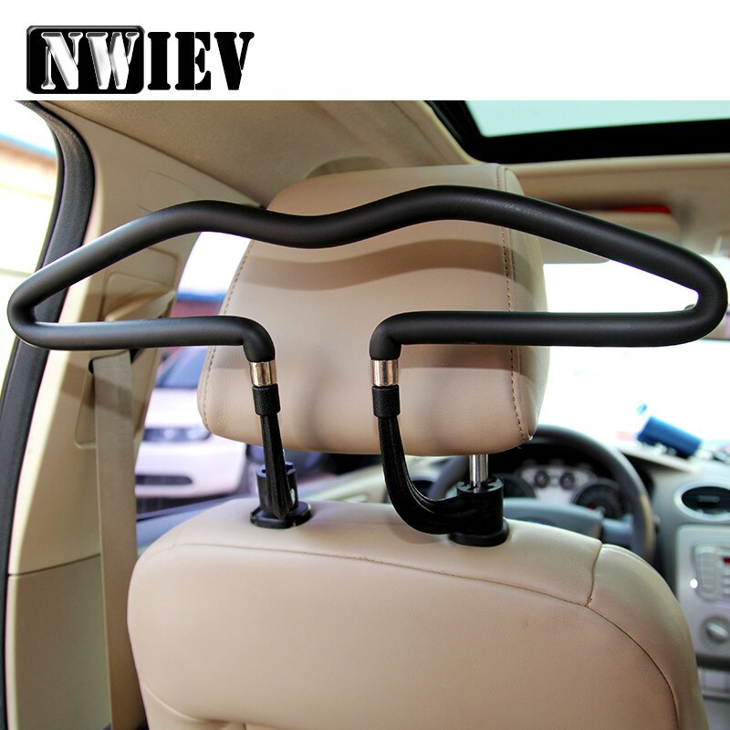 NWIEV Voiture Cintre Portemanteau Têtière Inoxydable Pour Lada Granta Vesta Volvo XC60 S60 XC90 V70 Peugeot 307 206 207 407 508