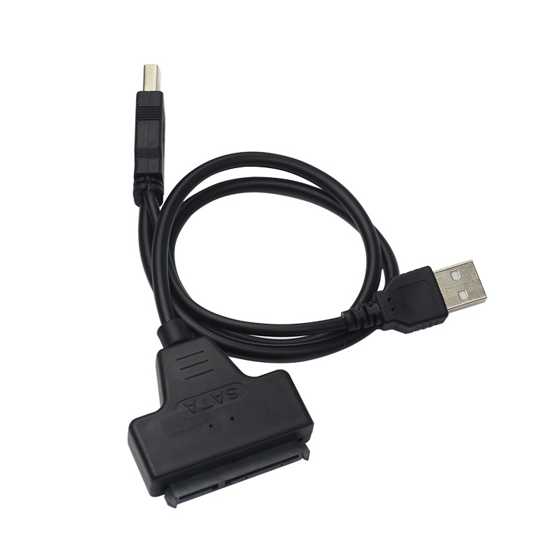 Raspberry pi 3 USB 2.0 to SATA 7+15 Pin Cable Adapter for 2.5" HDD Hard Drive with USB Power Cable