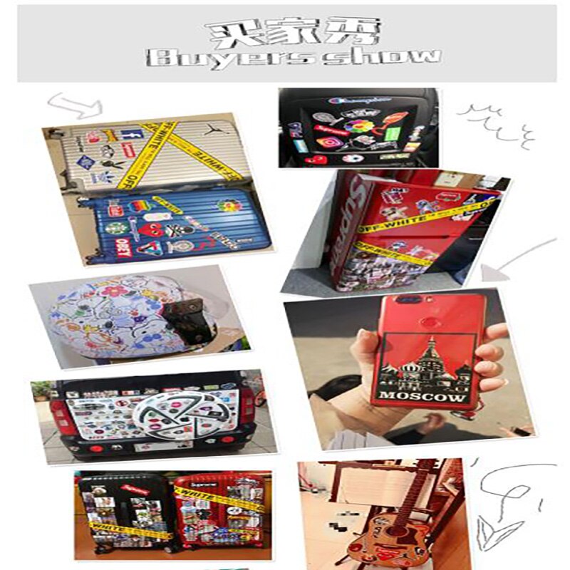 Bagage Laptop Computer Mobiele Telefoon Waterdichte Koffer Sticker