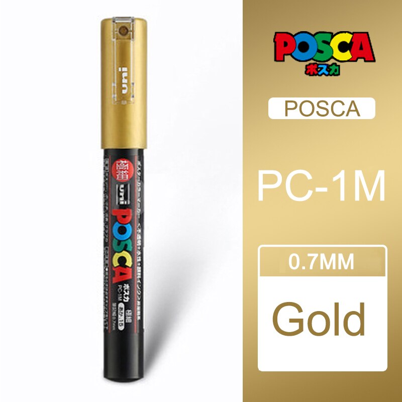 1 pc Uni Posca POP PC-3M Farbige Malen Kunst Marker Stifte Medium Spitze 0,9-1,3mm 24 Farbe Optional schule Schreibwaren Büro Liefert: 15