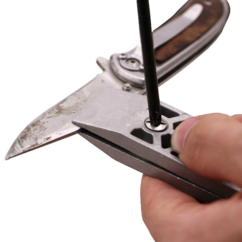 4pcs Whetstone Steel Edge Wicked Lansky Sharpening System Newest Fix Angle Sharpener Portable Kitchen Sharpening Tool Set