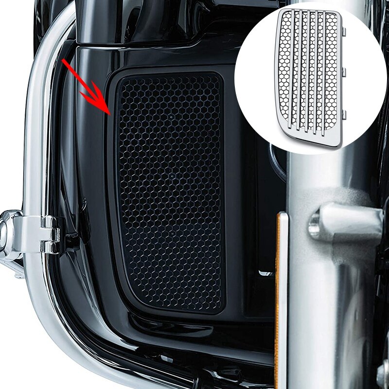Motorcycle Radiator Grill for Touring Electra Road Glide FLTRU Ultra Limited CVO FLHTKSE Water Tank Grille