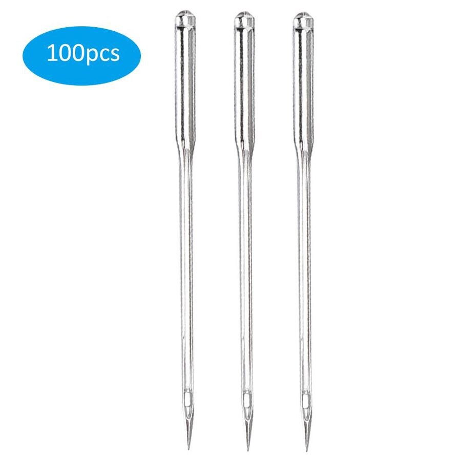 100Pcs High Hardness Sewing Needle Steel Household Sewing Needle Sewing Machine Accessories Supplies: Type 18