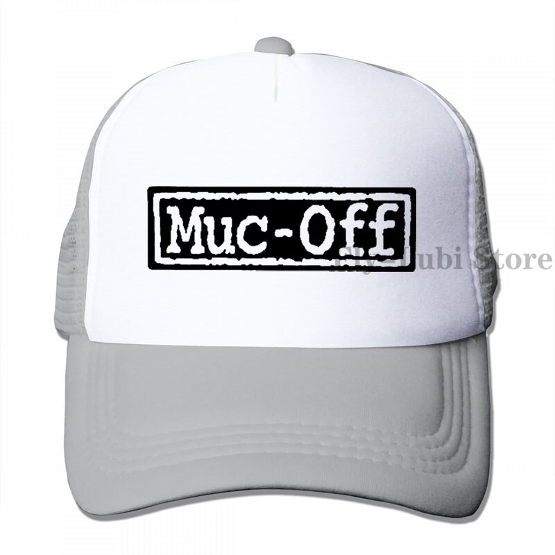 Muc-Off Cycling Baseball cap men women Trucker Hats adjustable cap: 3-Gray