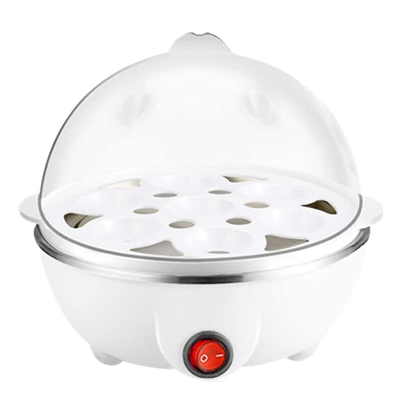 Electric Boiled Egg Cooker Boiler Maker Rapid Heating Stainless Steel Steamer Pan Cooking Tool