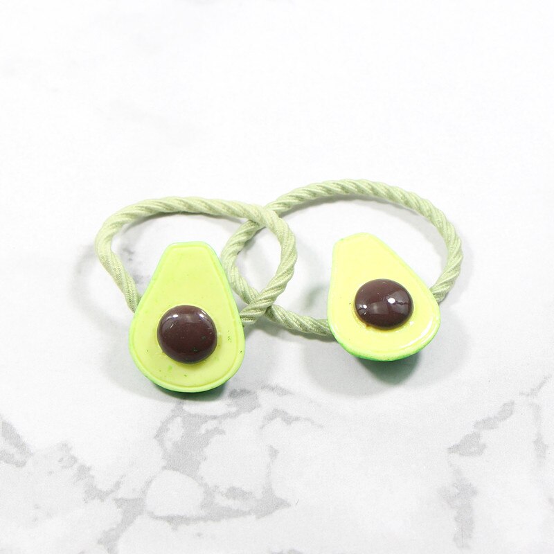 2/10 stuks/set kinderen cartoon beer bloem elastische haarbanden meisjes schattige rubberen banden scrunche kinderen haaraccessoires hoofdtooi: Abol 13