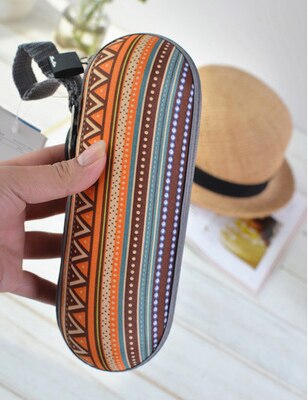 Paraguas ultraligero en caja con protección contra rayos UV para adultos, hombres y mujeres, paraguas plegable de cinco plazas para exterior, duradero,: Orange Stripes