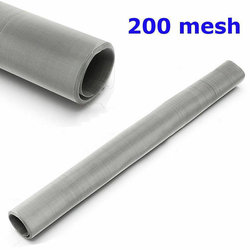 200 Mesh 304 Rvs Filter Mesh Filter Geweven Mesh Zeef Plaat Screening Filter, Waterdicht, Hoge Temperatuur Weerstand