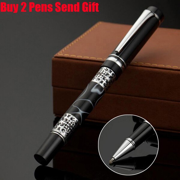 Luxury Writing Fountain Pen Brand Signature Ink Pen Buy 2 Pens Send: Black Roller