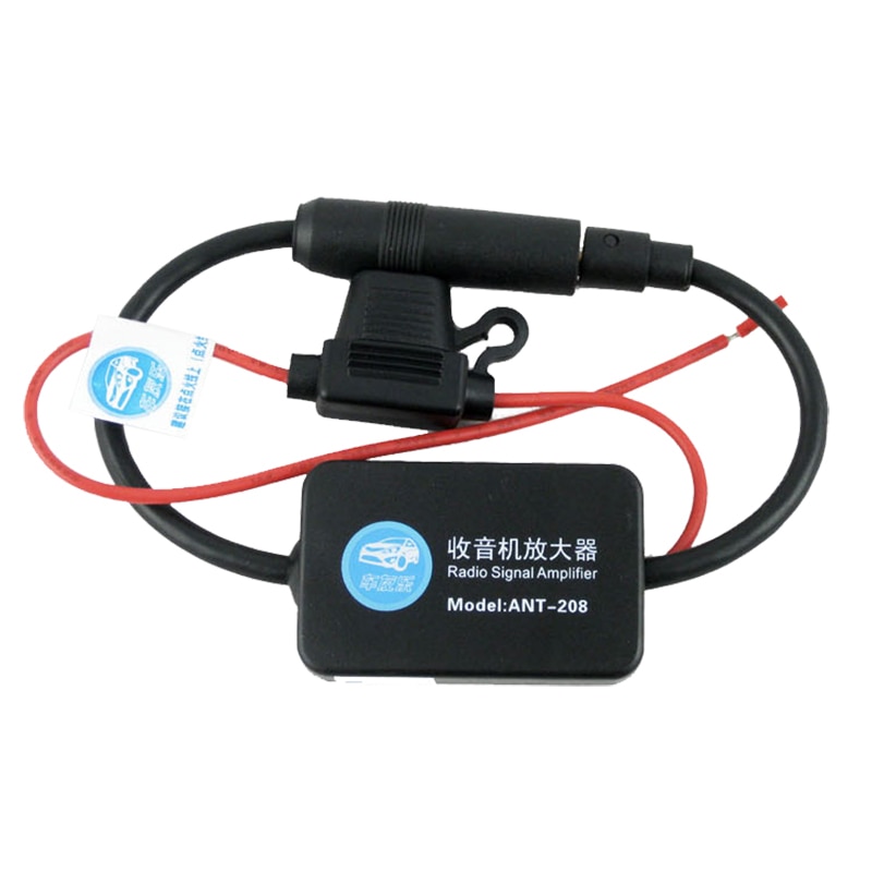 Car Radio/Car DVD GPS Player Antenna Signal Amp Amplifier Booster Radio Fits for All cars with Circular interface
