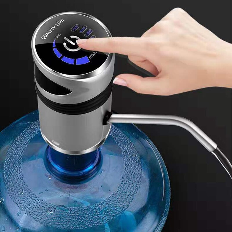Automatic Electric Portable Water Pump USB Charge Electric Water Dispenser Wireless Switch Silent Charging Touch Water Pump