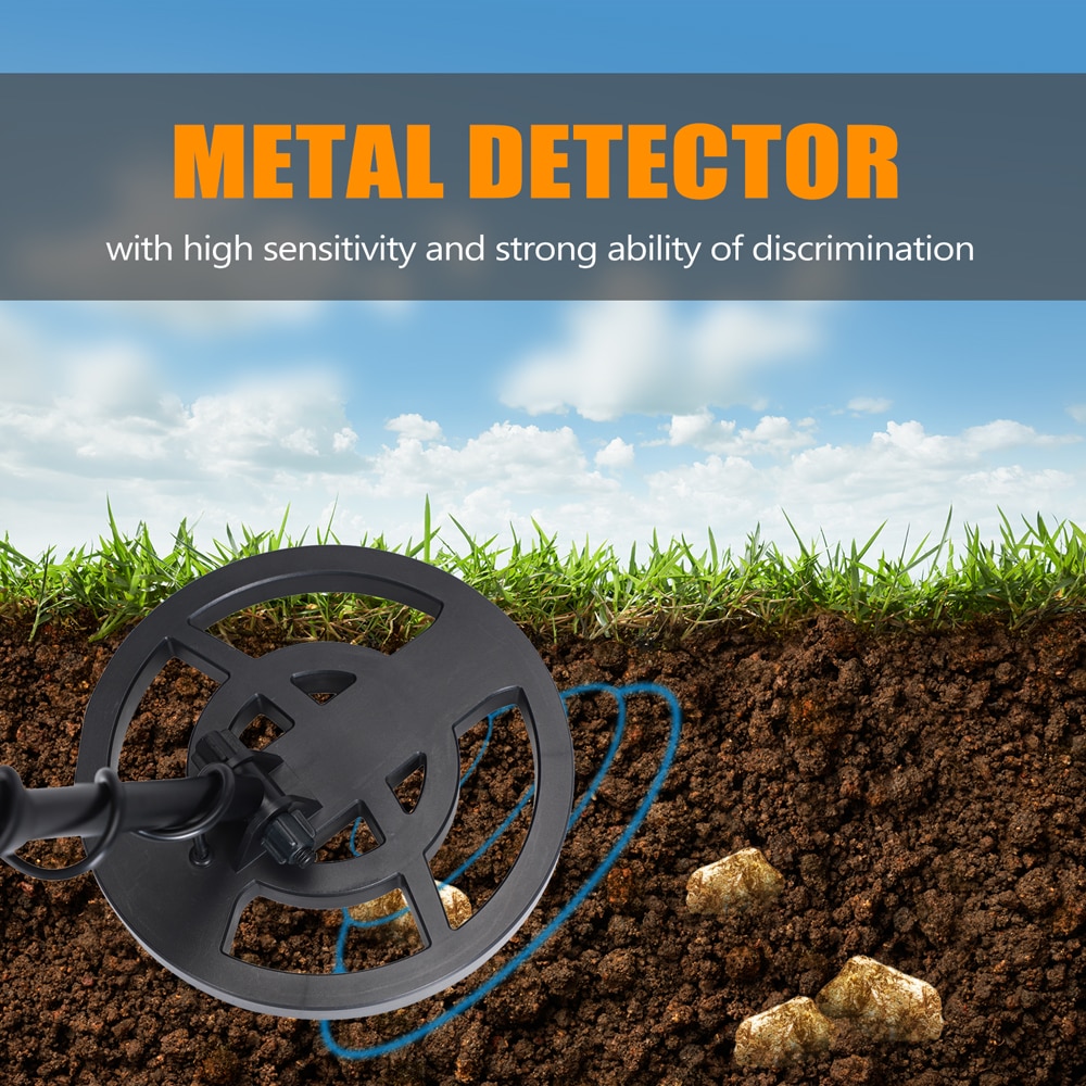 KKMOON Portable Underground Metal Detector Underwater Pinpointer High Sensitivity Jewelry Gold Treasure Detector