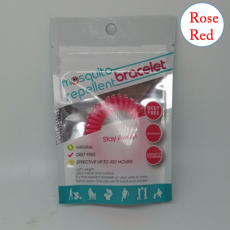 1pcs Draagbare Kleur Anti-Muggen Polsbandje Insect Bijen Muggen Repellent Armband Voor Thuis Outdoor Wandelen Kamp Ongediertebestrijding: MULTI
