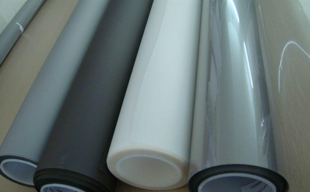 ! 20cm*29cm Rear projection film Samples for Dark gray and transparent color