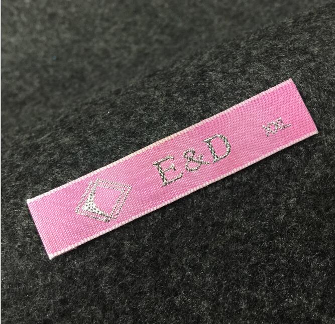 !0558 colorful woven labels custom clothing labels garment washing labels