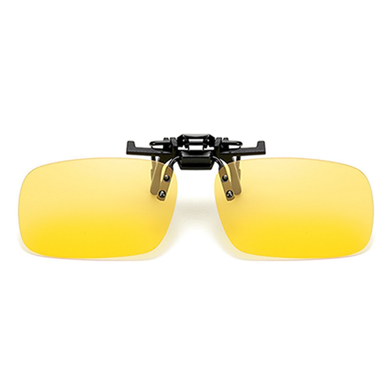 13CM Polarized Sunglasses Clip Driving Night Vision Lens Sun Glasses Male Anti-UVA UVB For Men Women Driver Goggles: YW