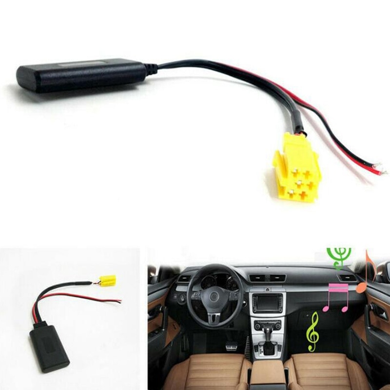 Car Bluetooth AUX Cable Adapter for Fiat Grande Punto Alfa Romeo Stereo MINI 6Pin Bluetooth Module Adapter