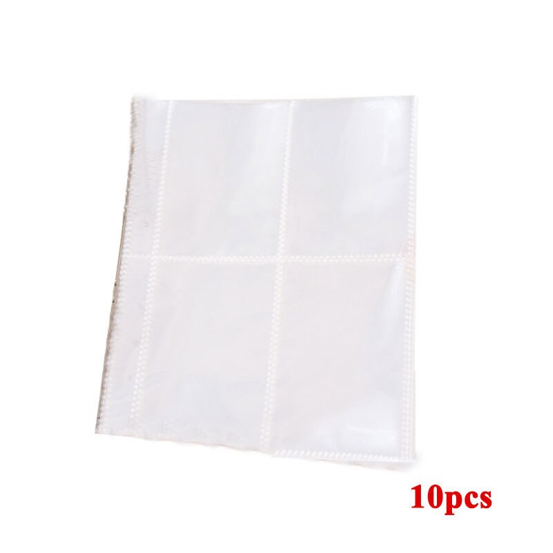 3/5inch Photo Album Pages Transparent Album Pages Card Holder Card Sleeves Storage Photo Holder