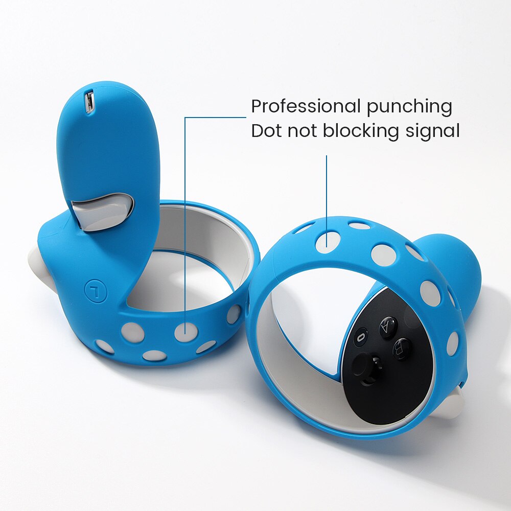 Vr Touch Handvat Grips Siliconen Cover Voor Oculus Quest 2 Beschermhoes Voor Oculus Quest 2 Vr Accessoires