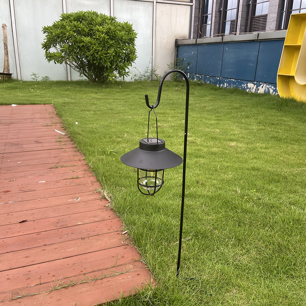 Linterna Solar Vintage para tienda de campaña, luces de araña impermeables para jardín y balcón
