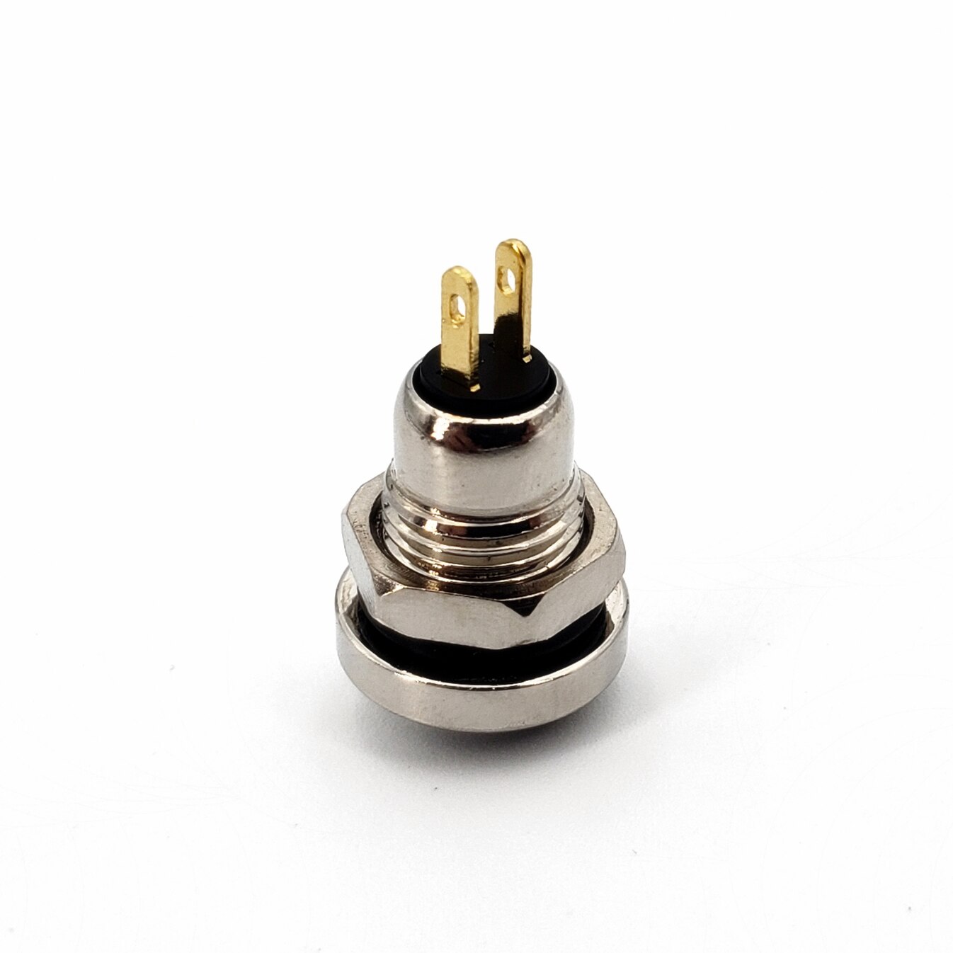 5Pcs Metal Waterproof 8mm Momentary OFF-MOM 2Pin SPST Mini Push Button Switch 0.5A/250VAC