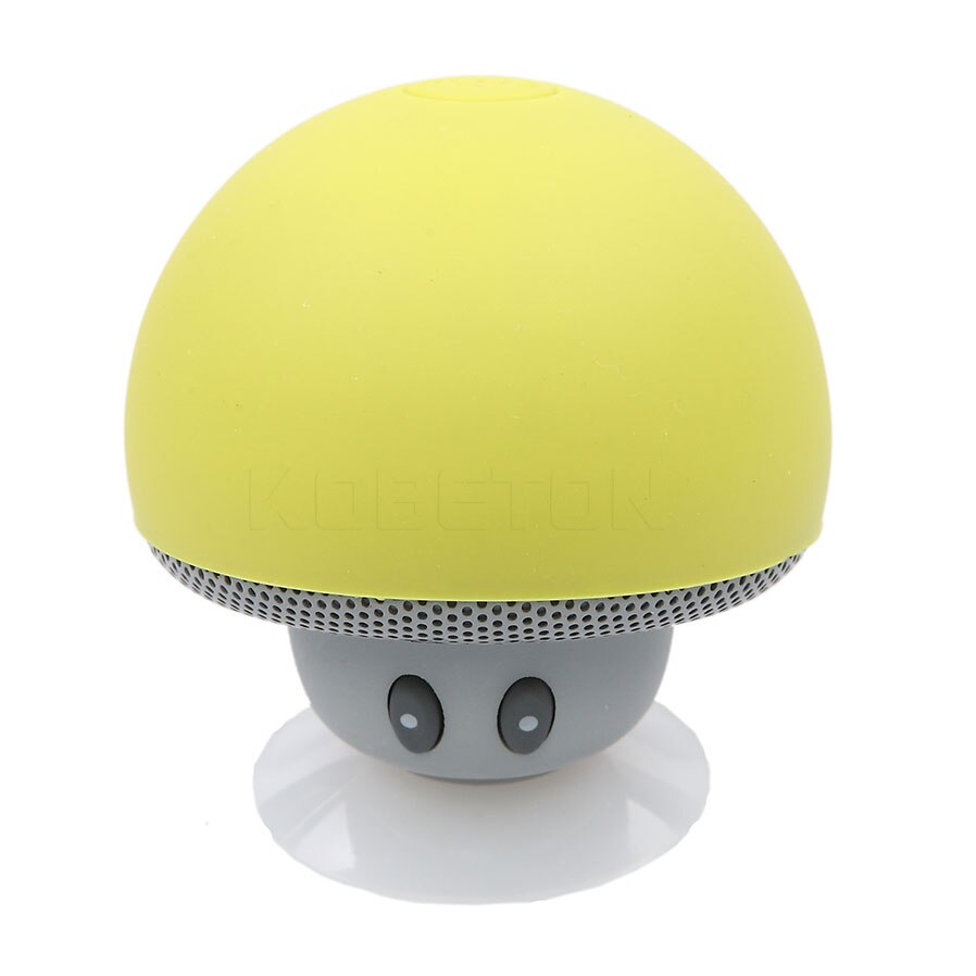 Draadloze Mini Bluetooth Speaker Draagbare Paddestoel Waterdichte Stereo Bluetooth Speaker voor Mobiele Telefoon Computer: Yellow