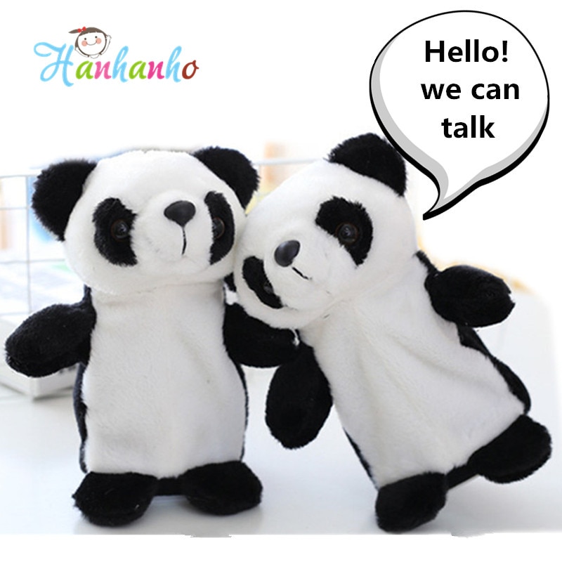 Christmas Fift Cute Panda toy Talking and Walking Panda Figure Educational Sound Record Panda Electronic Pets