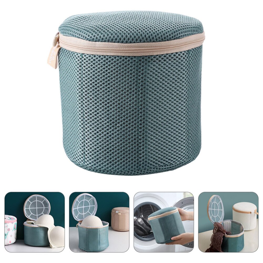 1pc Washing Net Bag Reusable Laundry Bag Washer Bag Zippered Laundry Bag