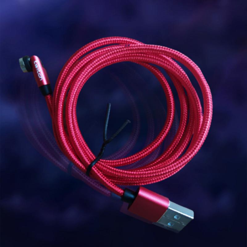 Magnetische USB Kabel Schnelle Ladung Typ C Kabel Magnet Ladegerät Daten Ladung praktisch USB Kabel Für IPhone xiaomi: 2M rot Nein Stecker