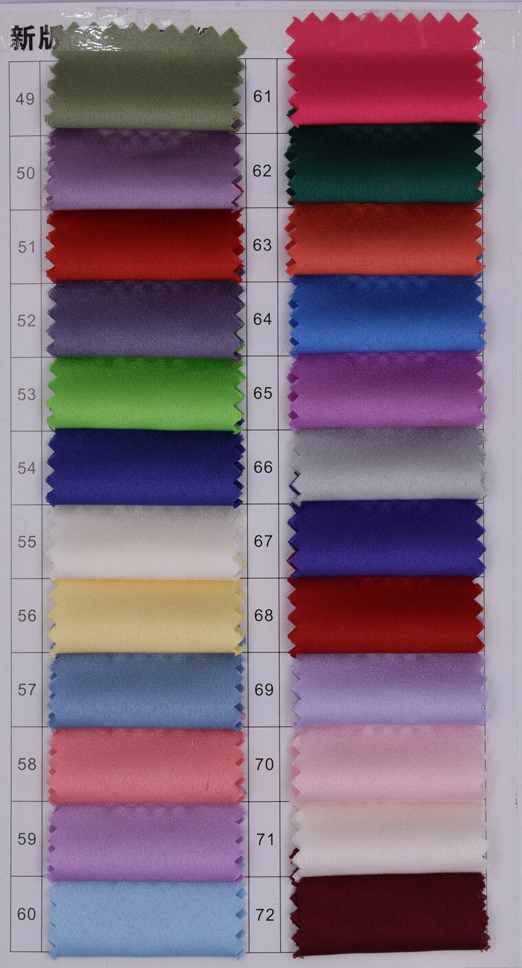 120 Colors Wedding Dress Heavy Satin Material 150cm Width Evening Dress Satin Fabric