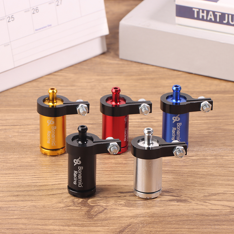 Motorfiets Gemodificeerde Universele CNC Aluminium Benzine Oliefilter Geschikt Voor Go-Kart Dirt Pit Bike Motorcycle Benzine Gas Brandstoffilters