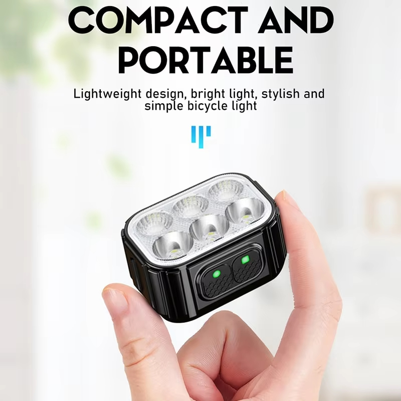 Bicycle Front Rear Lights USB Rechargeable Lamp LED Headlight Waterproof Taillight Portable Mountain Road Bicycle Accessories
