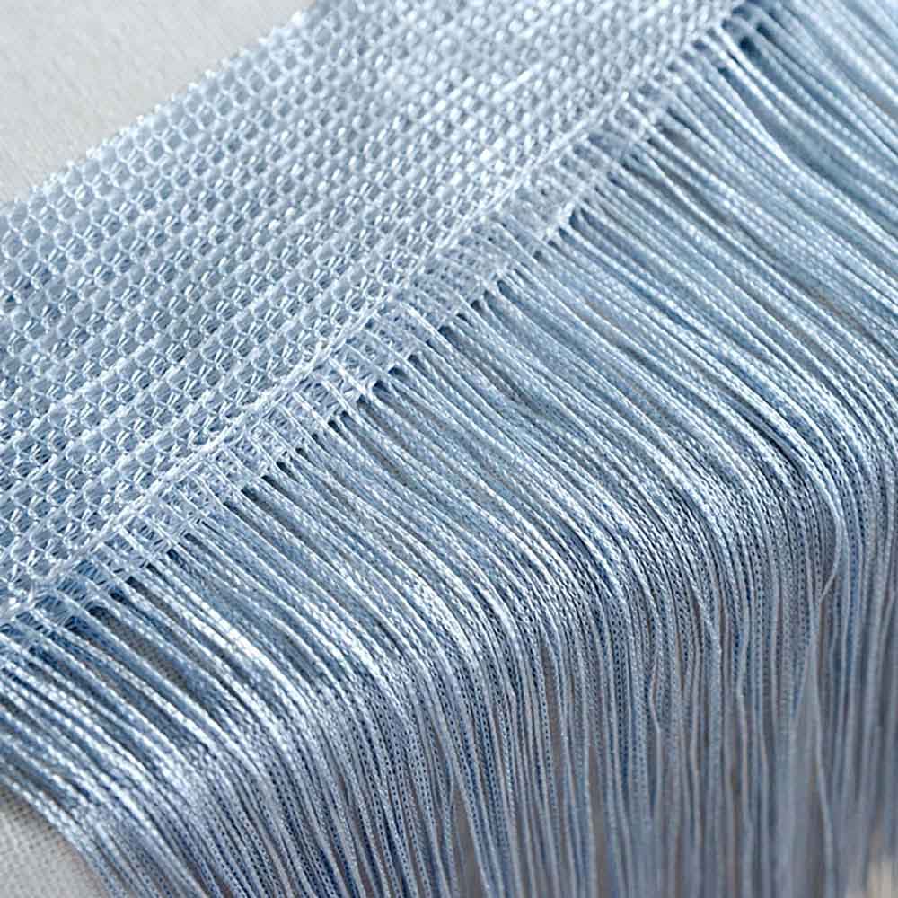 Straight curtain String Curtains Patio Net Fringe for Door Fly Screen Windows Divider Cut To Size: H