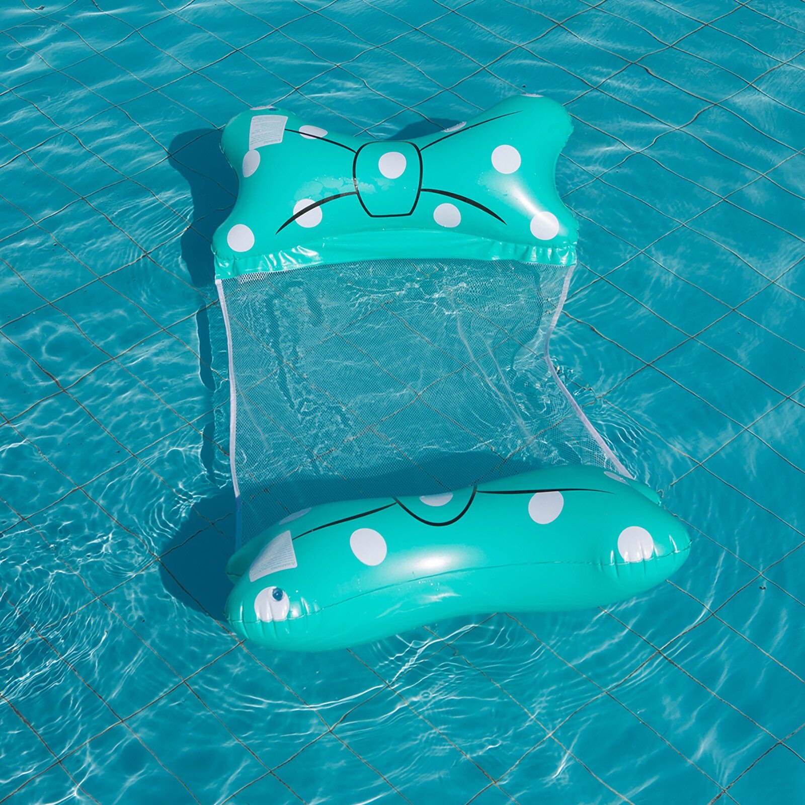 Swimming Pool Foldable Inflatable Seat Summer Water Floating Seat Safe summer swimming pool Bow floating row Swimming pool suppl: A