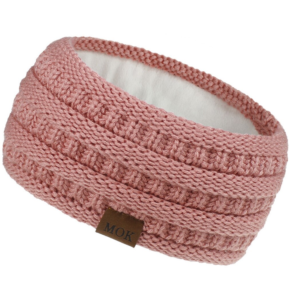 Winter Warmer Headband Women Elastic Wool Knitted Headband Head Wrap Hairband Girls Hair Band Accessories: G