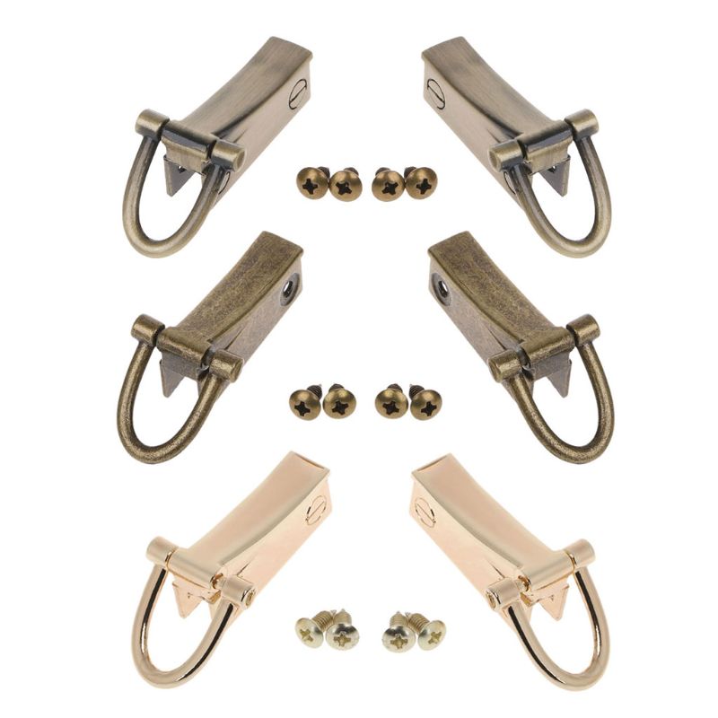 2 Side Metal Clip Hardware Clasp Accessory for DIY Purse Making Handbag Shoulder Crossbody Bags