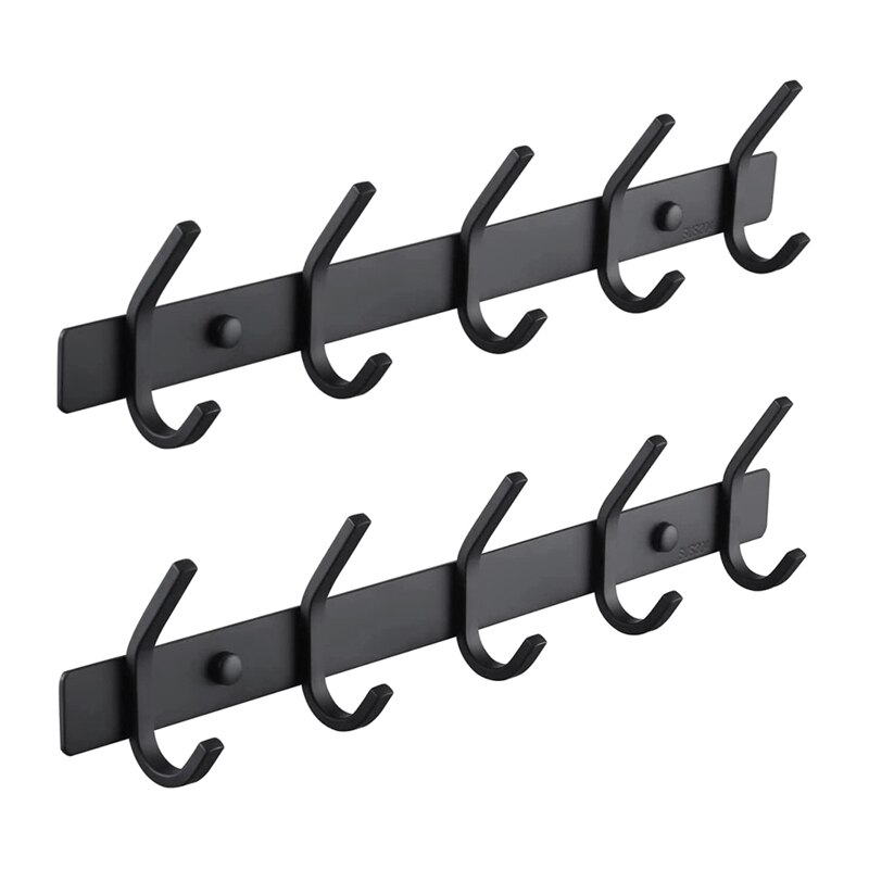 Jas Rekken Voor Muur-Rvs Kapstokken (2 Pack) -Jas ... – Vicedeal