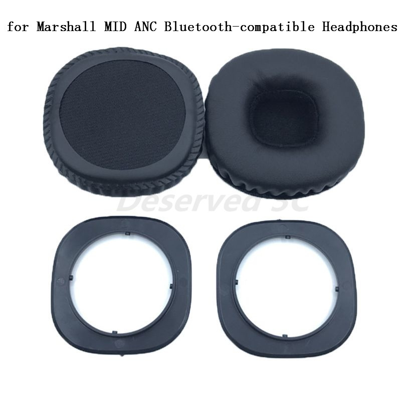 Utbytes öronkuddar kudde huvudband headsettillbehör för marshall mid bluetooth/mid anc headset öronkuddar