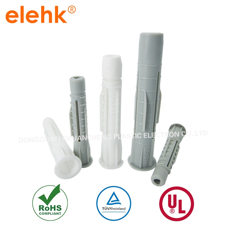 6x51mm 100PCS Nylon Plastic Anchor Wall Plug Use For Hollow Wall Anchor Plugs