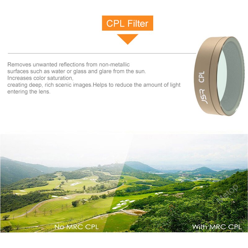 Osmo action filter  nd 4 8 16 32/ cpl/uv/star optische glazen lensfilterset voor dji osmo action sport camera-lenzen accessoires