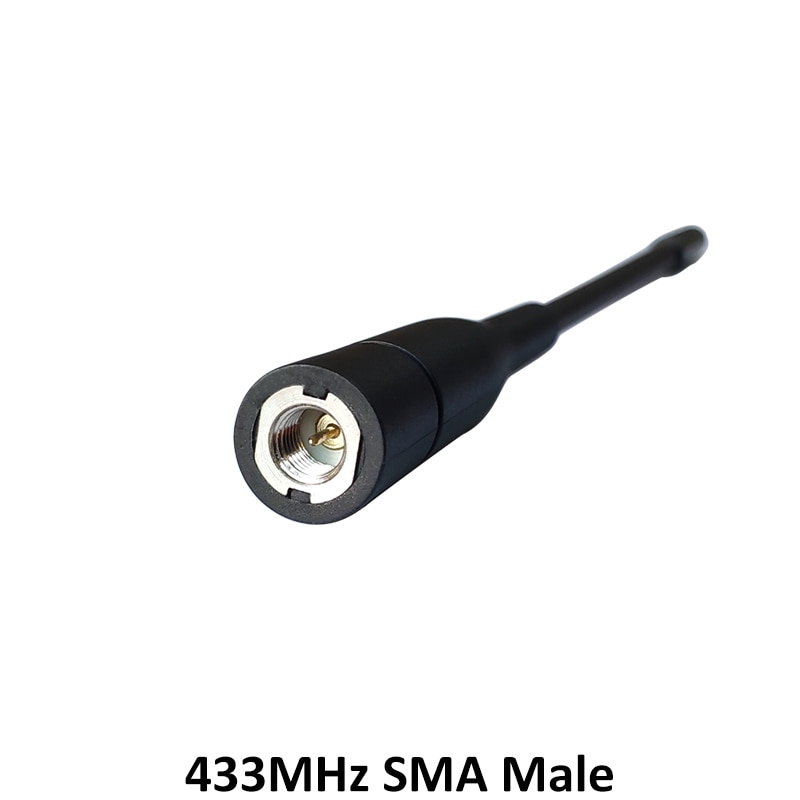 1 pçs 433 mhz antena sma conector macho antenas 433 mhz antenas direcionais à prova dwireless água para walkie talkie sem fio