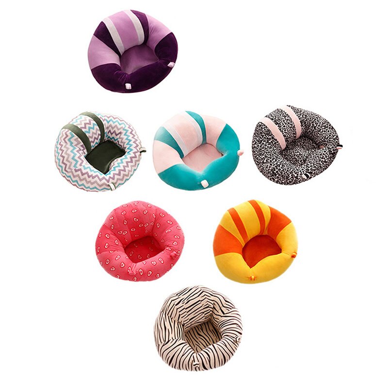 45X45Cm Babyzitje Baby Leren Zitten Leuke Dier Vormige Stoel Baby Ondersteuning Zetel Zachte Sofa pluche Speelgoed