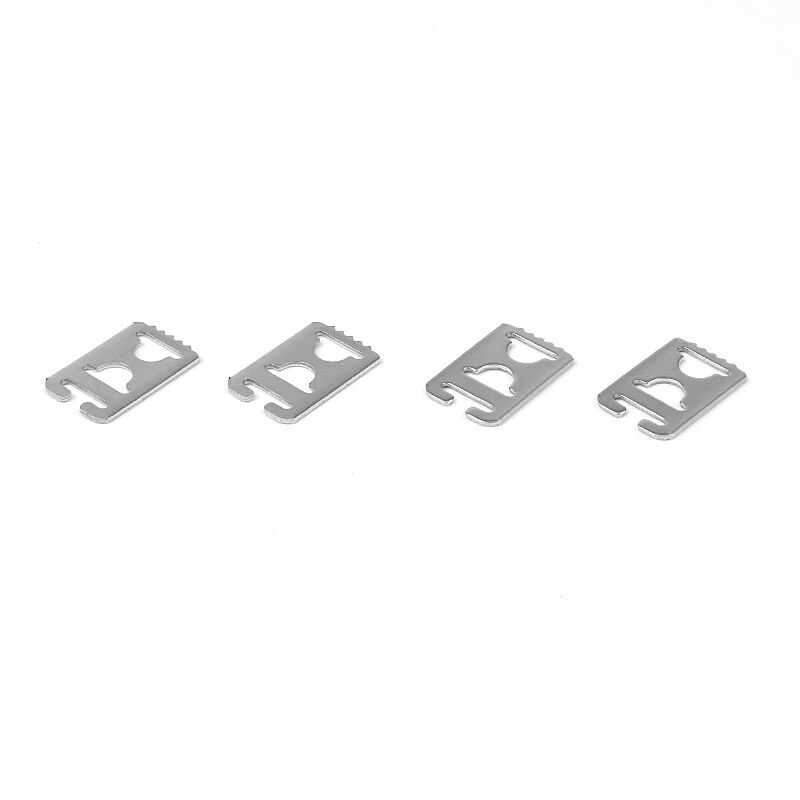 2 st  /1 set metallskosnören låstillbehör utan knytskosnören metall spetslås gör-det-själv-sneaker-kit spetsspänne\"guld silver": 4 st