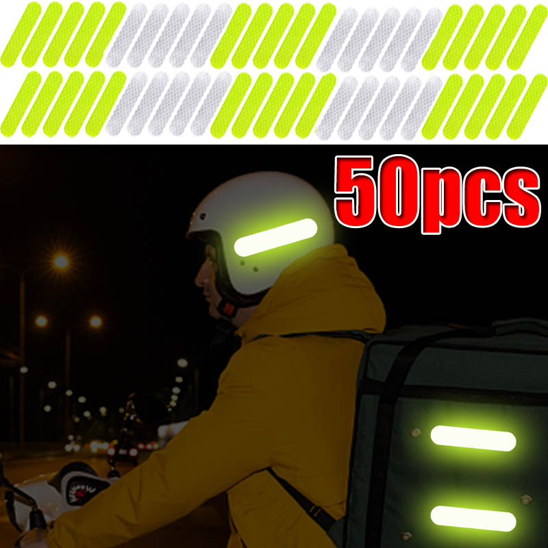 Motorrad Reflektierende Aufkleber Band Sicherheit Reflexion Streifen Hohe Sichtbarkeit retro Reflektor Warnzeichen Auto Zubehör