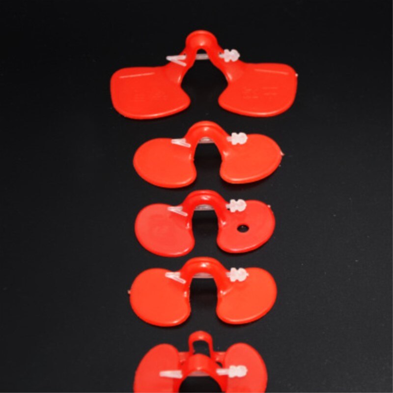 50 Pcs Kip Glazen Plastic Materiaal Geperforeerd Anti-pikken Kippen Kip Levert Apparatuur Bril