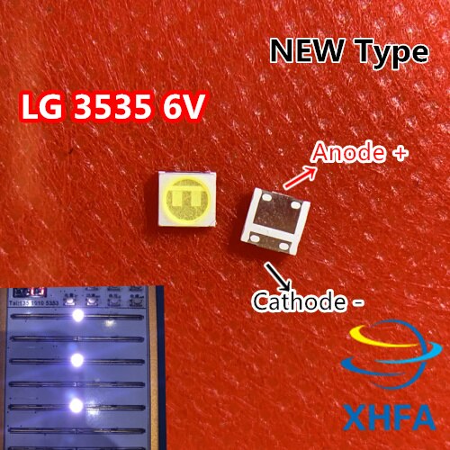 LG Innotek LED LED Backlight High Power LED 2W 6V 3535 Cool white LCD Backlight for TV TV Application 60pcs