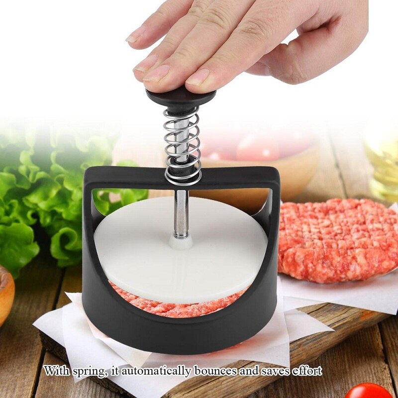 Hamburger Maker Mold Kitchenware Round Stainless Steel Hamburger Machine Meat Burger Making Tool