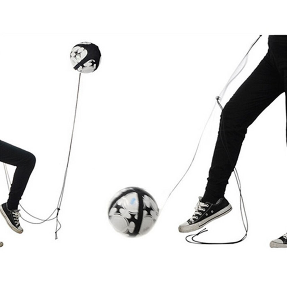 Fotball spark solo trener belte midje belte kontroll ferdigheter fotball trening trening hjelpeutstyr justerbar fotballtrening