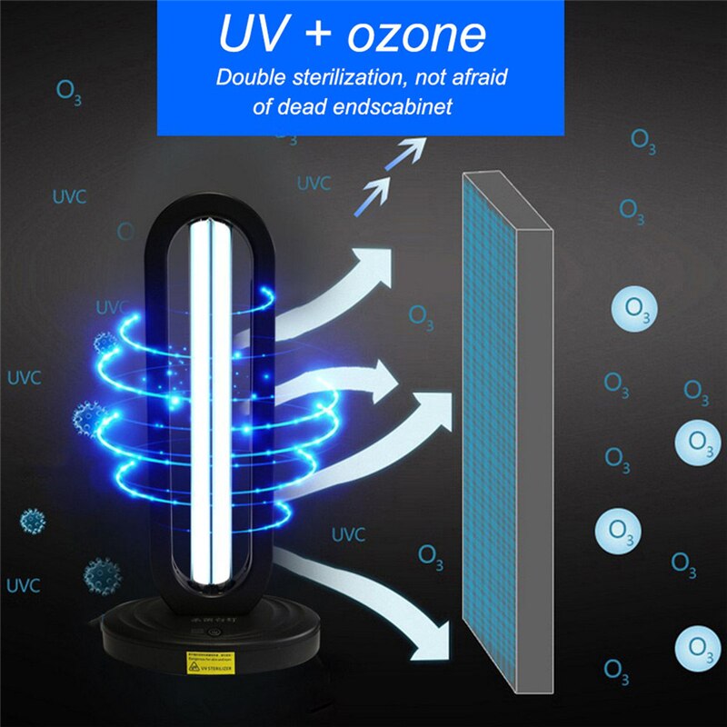 50W Haushalt UV licht Sterilier zeitliche Koordinierung UVC Desinfektion Tisch lampe UV Uv Quarz lampe Bakterizide Für Schlafzimmer/Krankenhaus