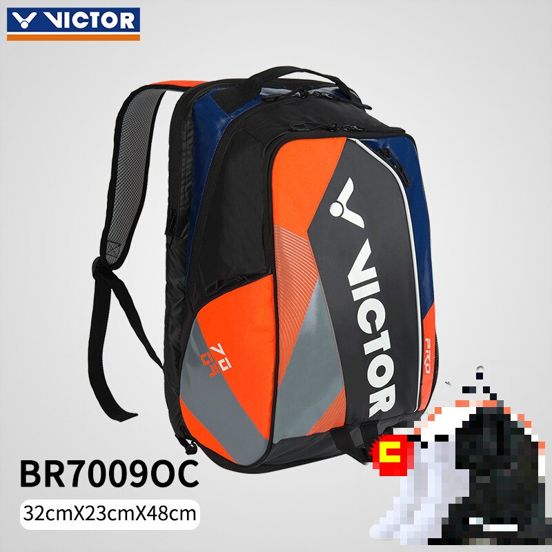 Original VICTOR Badminton racket Bag Backpack Men and Women Victor Waterproof Sports Bag BR3009 with